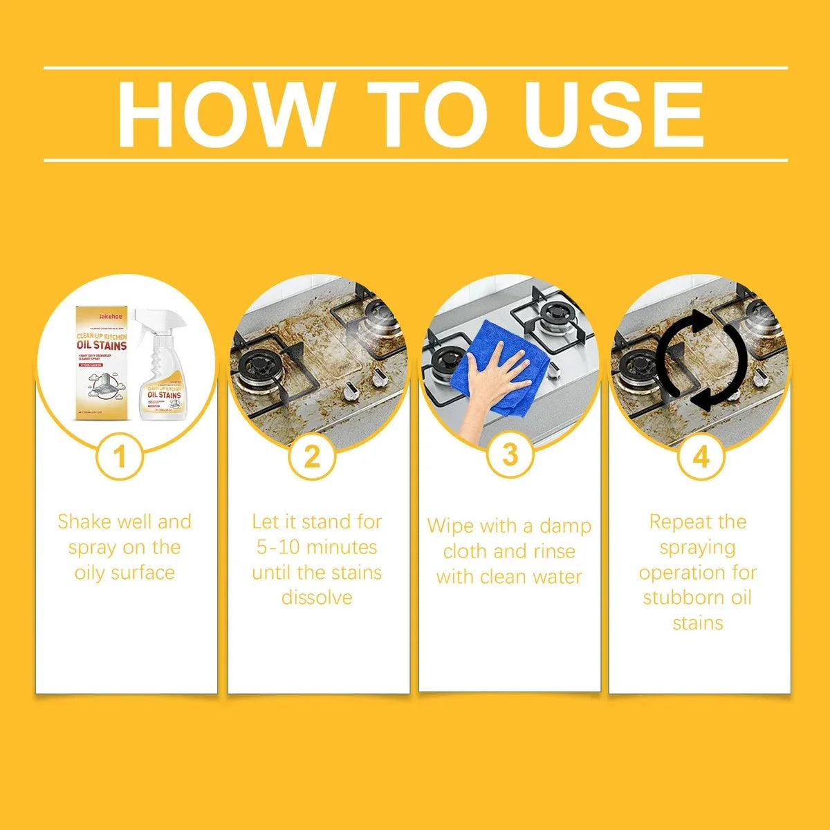 Cleaner Instant-Oil Stain Dissolver