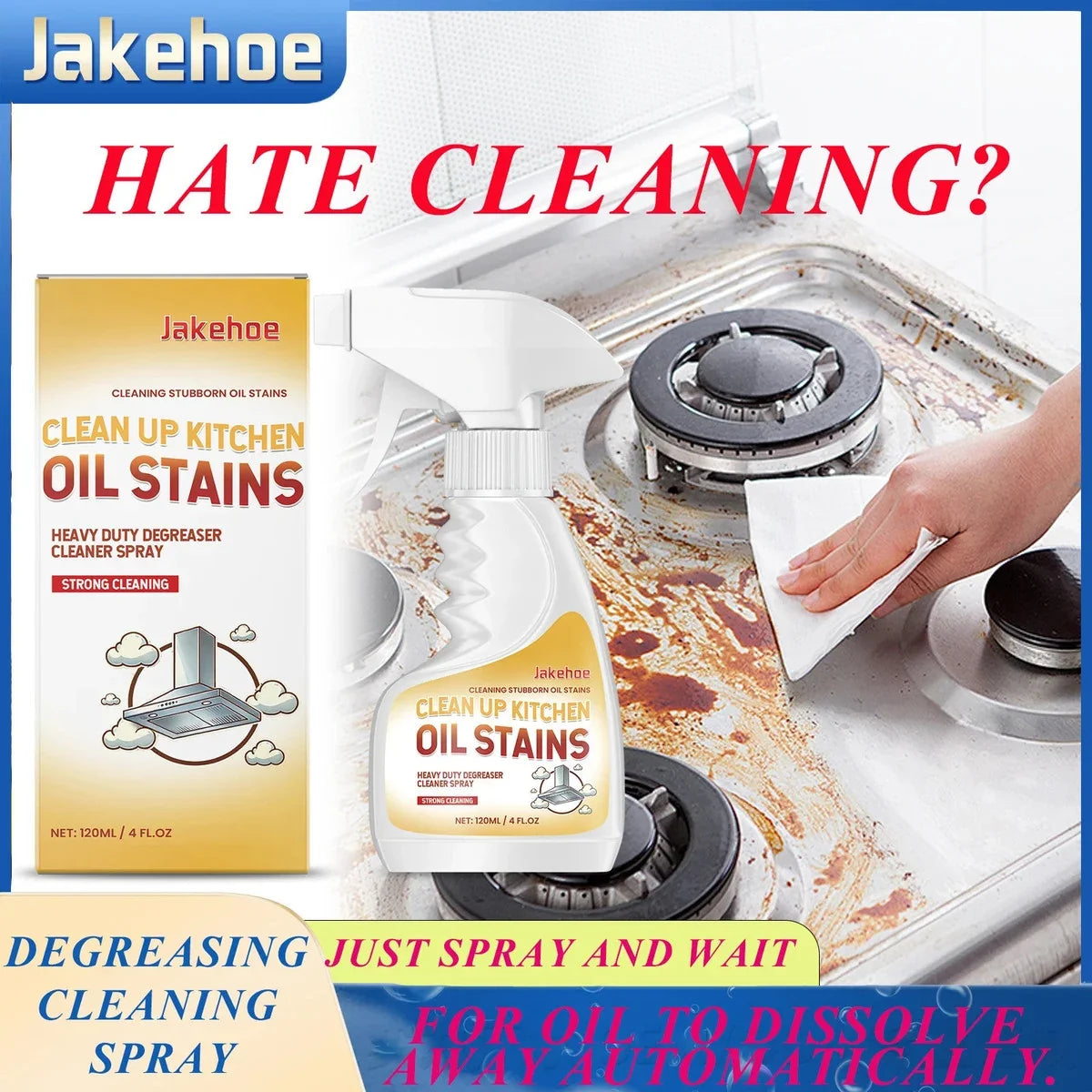 Cleaner Instant-Oil Stain Dissolver