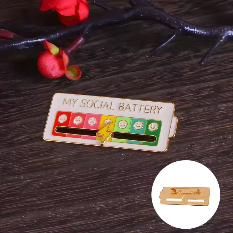 VibeMeter™Social Battery Pin