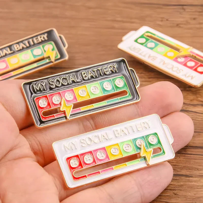 VibeMeter™Social Battery Pin