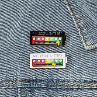 VibeMeter™Social Battery Pin