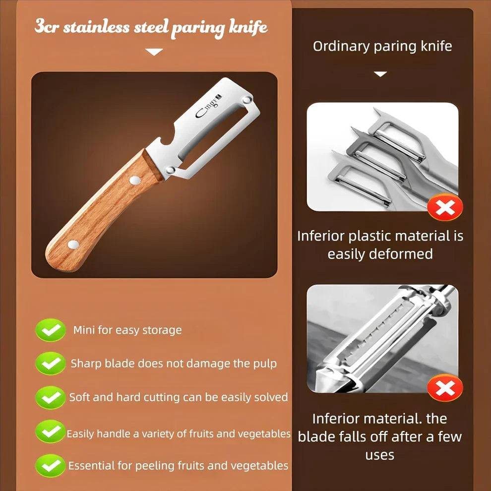 Chefora Premium Stainless Steel Vegetable Peeler Pro