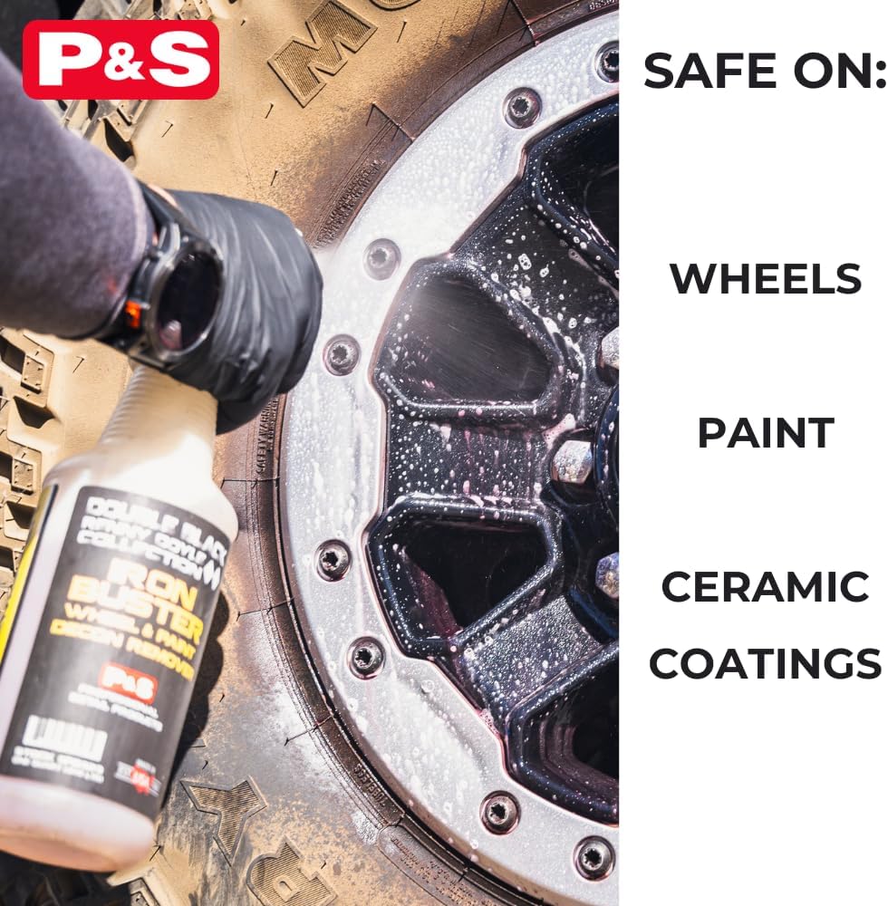 Iron Buster Pro – Safe Wheel & Paint Iron Remover for Alloy, Chrome & Steel, 16 oz