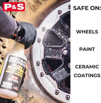 Iron Buster Pro – Safe Wheel & Paint Iron Remover for Alloy, Chrome & Steel, 16 oz
