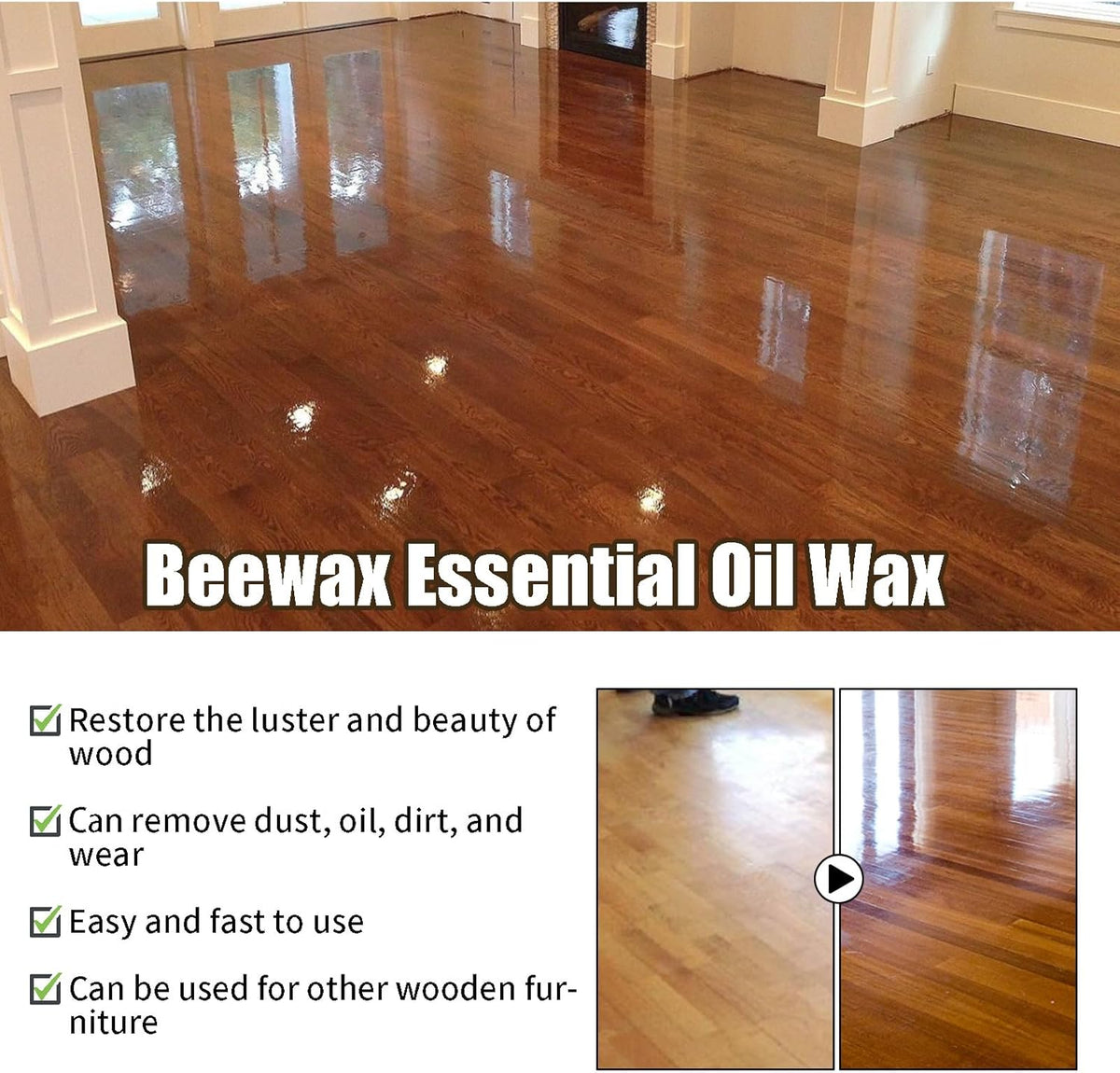 Woodora Beeswax Furniture Polish Spray (2 Pcs)