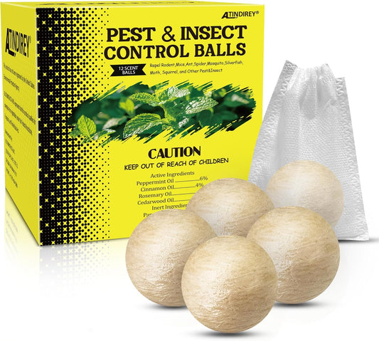 MintGuard Pest and Insect Repellent Balls (12 pcs)
