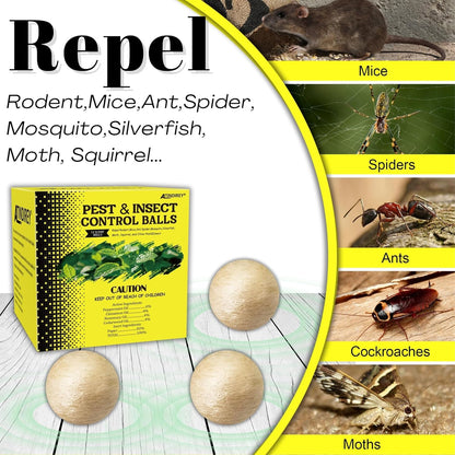 MintGuard Pest and Insect Repellent Balls (12 pcs)