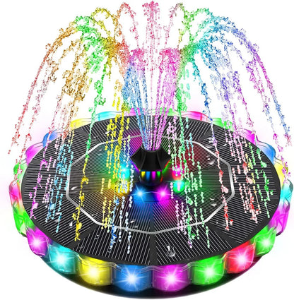 SolarGlow Pool Fountain Lightshow