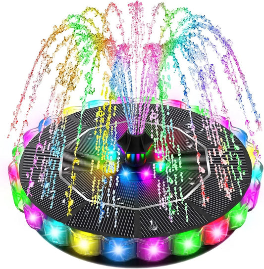 SolarGlow Pool Fountain Lightshow