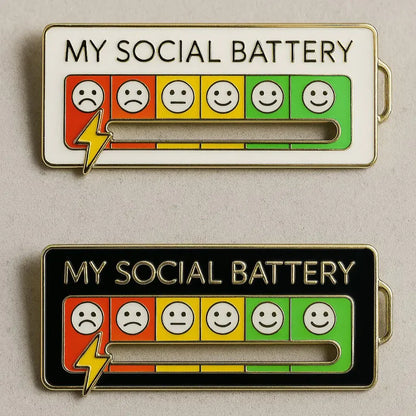 VibeMeter™Social Battery Pin