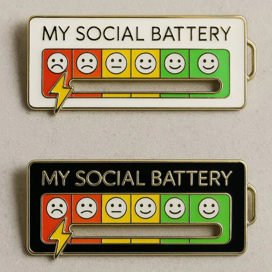 VibeMeter™Social Battery Pin