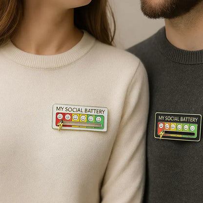 VibeMeter™Social Battery Pin