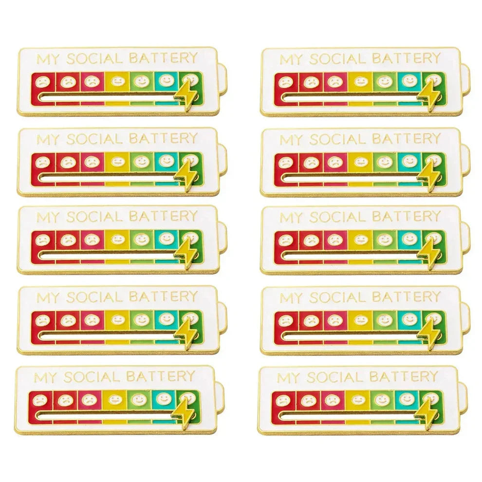 VibeMeter™Social Battery Pin