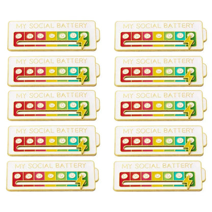 VibeMeter™Social Battery Pin